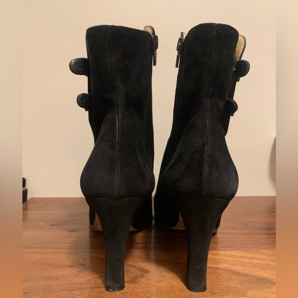 Chantal Italy Black suede leather size 10M - Picture 10 of 11